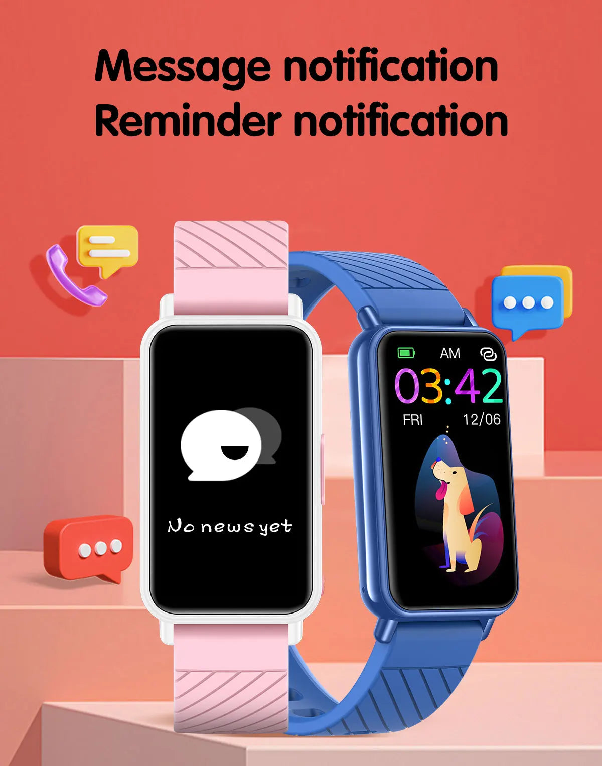 Smart Watch  For Kids with Educational Games,Camera Control, Calculator,Alarm,Activity Tracker,USB Rechargeable,Wireless 5.2