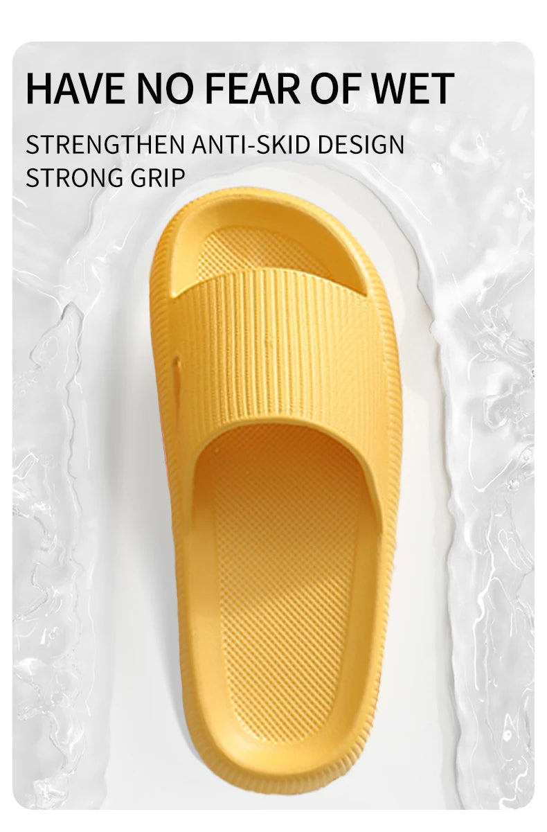 Slippers men wear thick-soled non-slip summer quarters bathroom shower Eva sandals