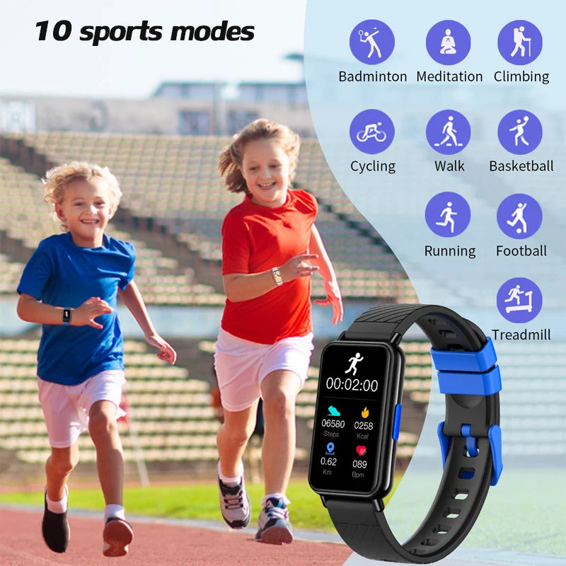 Smart Watch  For Kids with Educational Games,Camera Control, Calculator,Alarm,Activity Tracker,USB Rechargeable,Wireless 5.2
