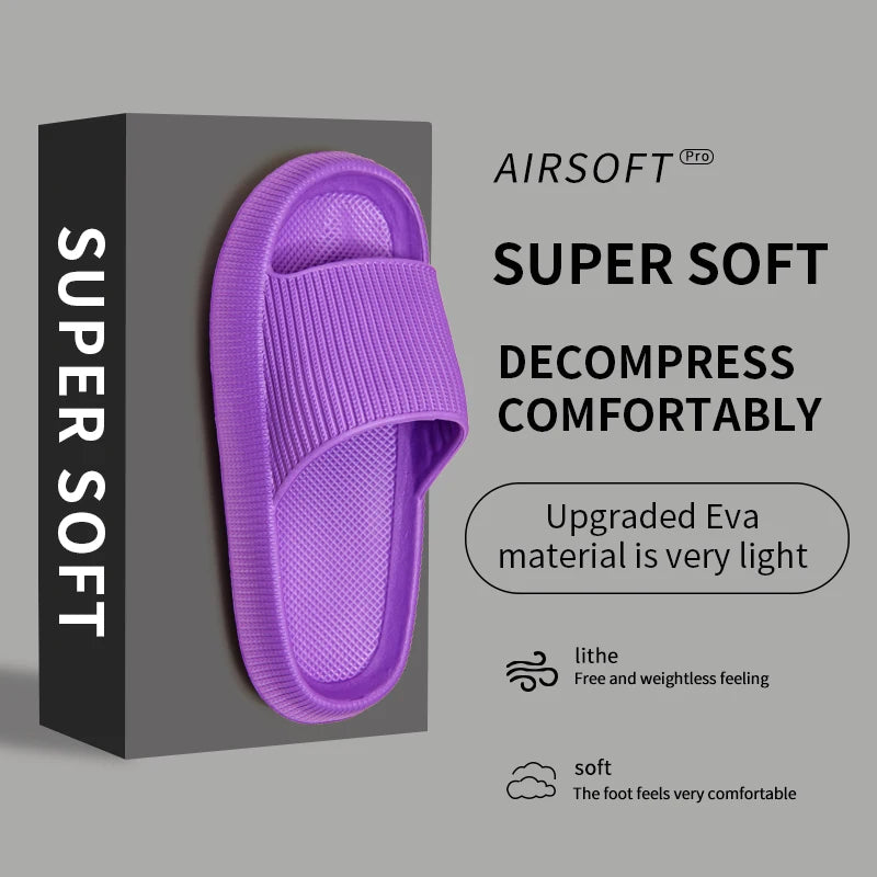 Slippers men wear thick-soled non-slip summer quarters bathroom shower Eva sandals