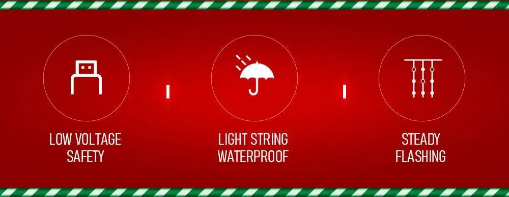 Christmas Led Decorative Lights Strip Star Curtain Lights Christmas Tree Lights String Festival Atmosphere Lights Star Lights