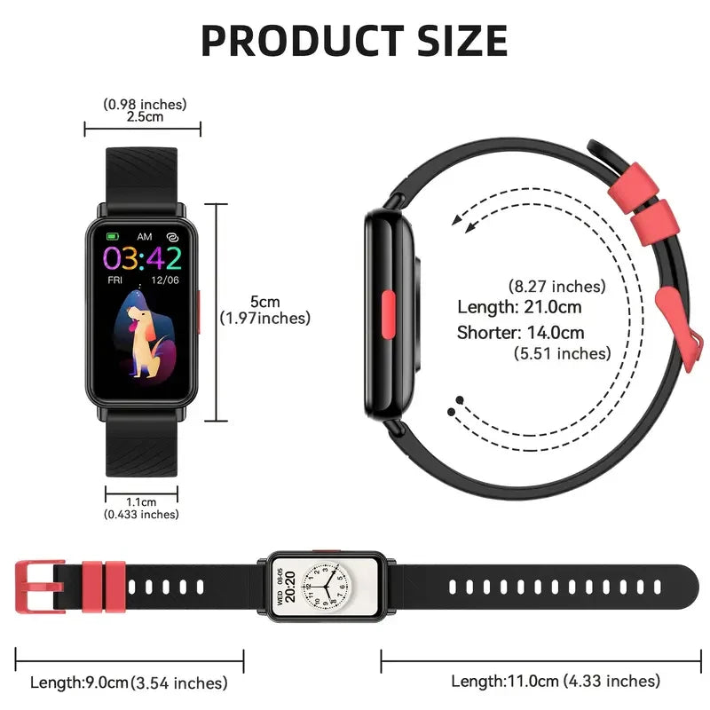 Smart Watch  For Kids with Educational Games,Camera Control, Calculator,Alarm,Activity Tracker,USB Rechargeable,Wireless 5.2