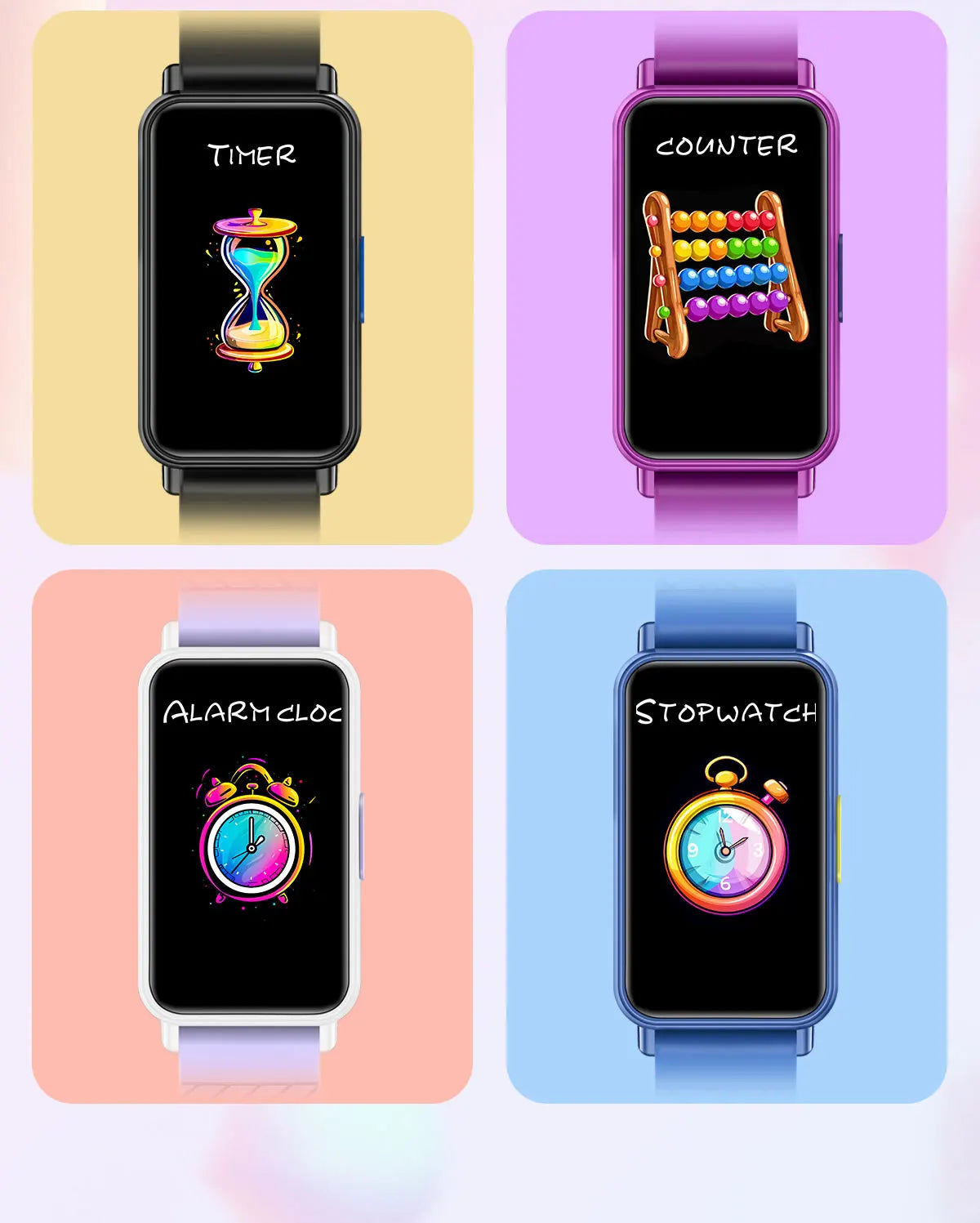 Smart Watch  For Kids with Educational Games,Camera Control, Calculator,Alarm,Activity Tracker,USB Rechargeable,Wireless 5.2