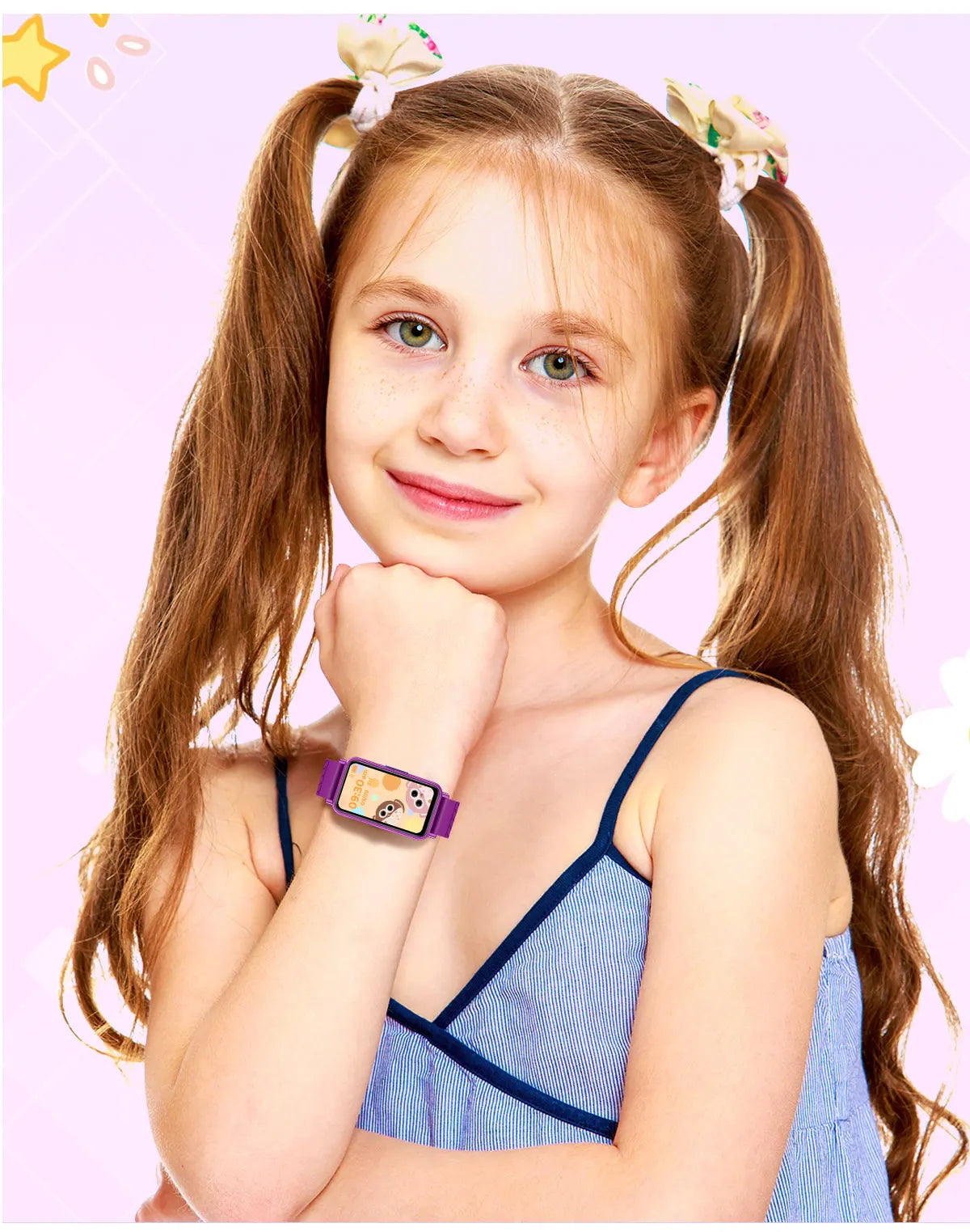 Smart Watch  For Kids with Educational Games,Camera Control, Calculator,Alarm,Activity Tracker,USB Rechargeable,Wireless 5.2