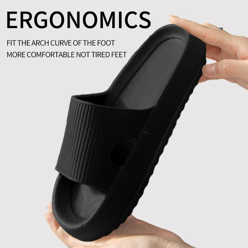 Slippers men wear thick-soled non-slip summer quarters bathroom shower Eva sandals