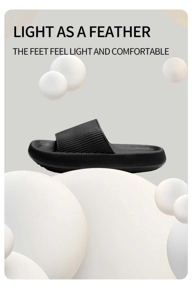 Slippers men wear thick-soled non-slip summer quarters bathroom shower Eva sandals