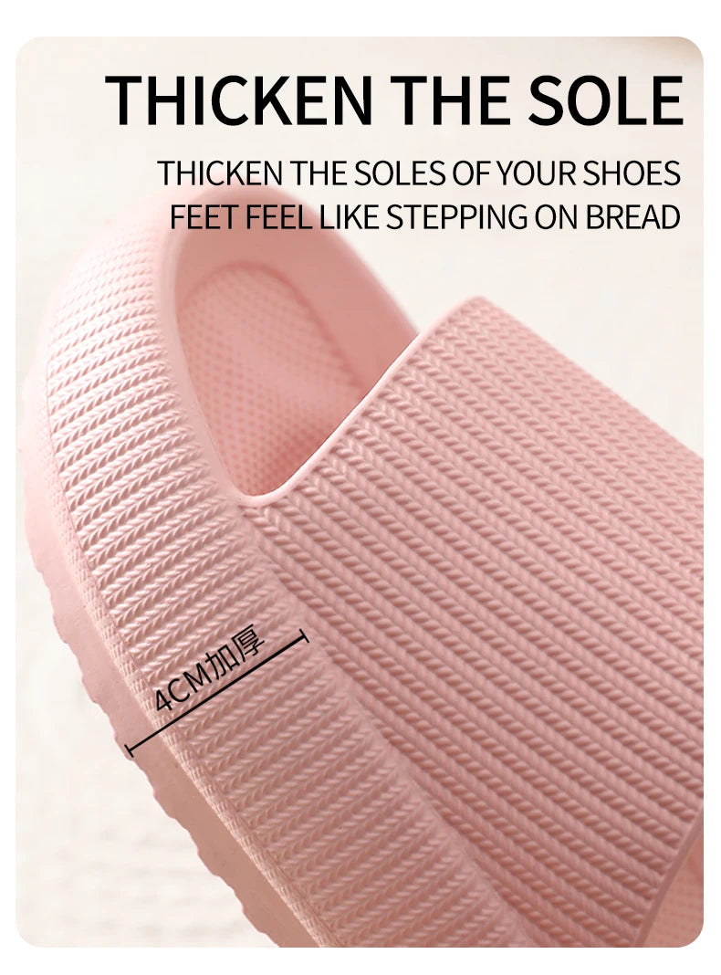 Slippers men wear thick-soled non-slip summer quarters bathroom shower Eva sandals