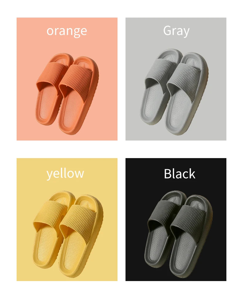 Slippers men wear thick-soled non-slip summer quarters bathroom shower Eva sandals