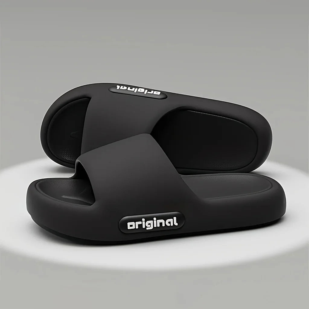 Women's Soft Slippers Thick-Soled Anti-Slip Indoor Outdoor Home Bathroom Relaxing Comfortable Cushioned Sandals，slippers woman