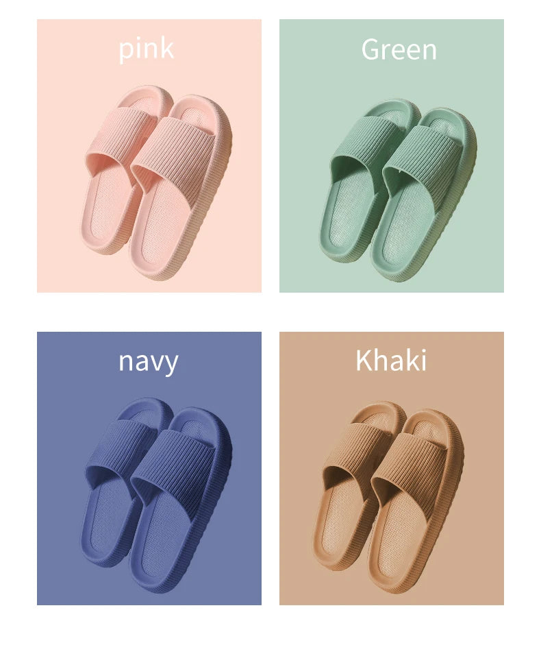 Slippers men wear thick-soled non-slip summer quarters bathroom shower Eva sandals