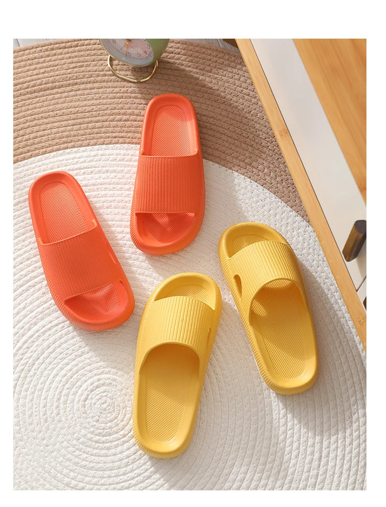 Slippers men wear thick-soled non-slip summer quarters bathroom shower Eva sandals